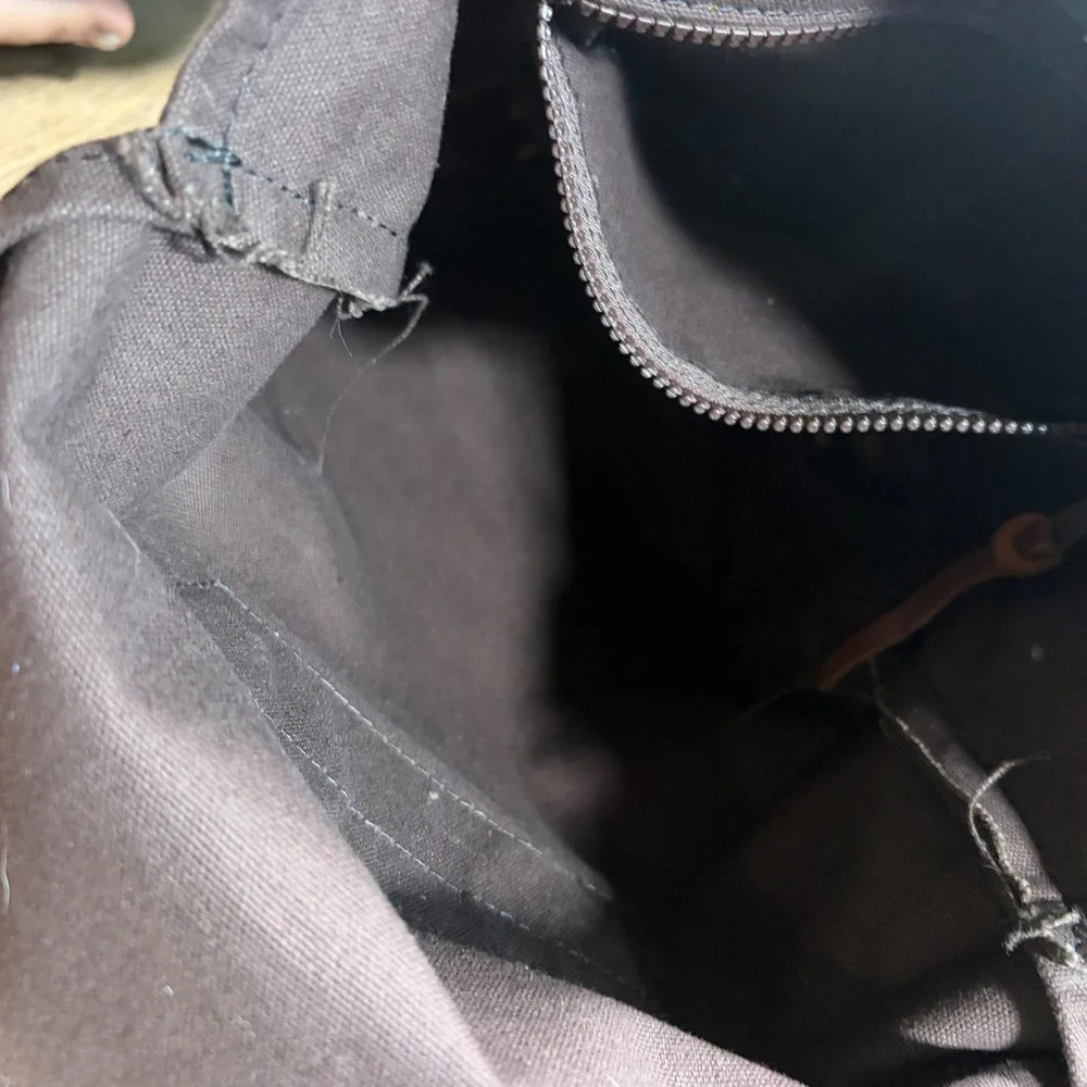 Duluth Pack Scout Backpack Brown Canvas Leather Straps Made in USA Daypack